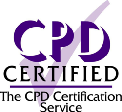 CPD Certified logo in purple