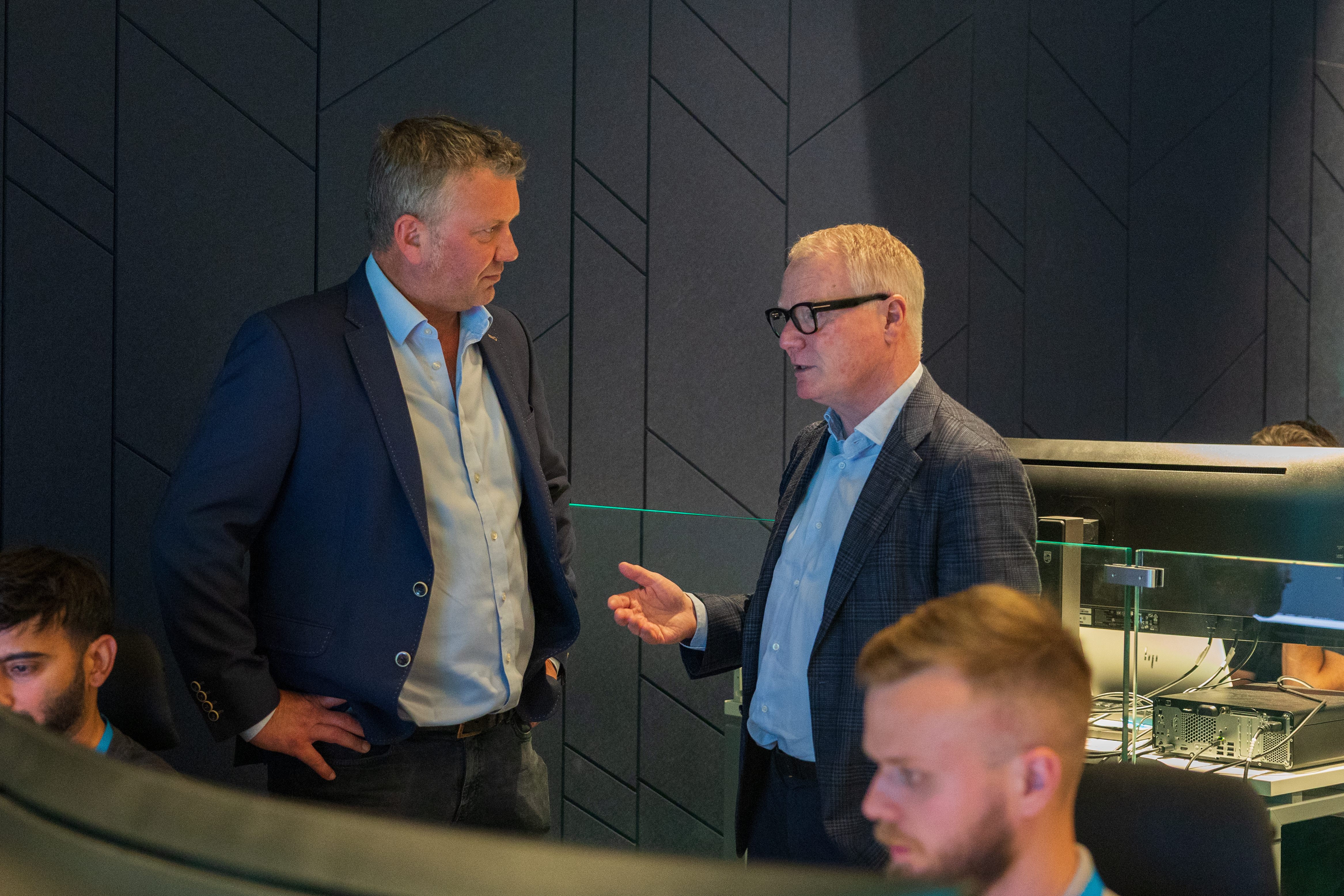 Mayor Richard Parker discusses the future of AI with SCC's director of innovation Dan Cartter