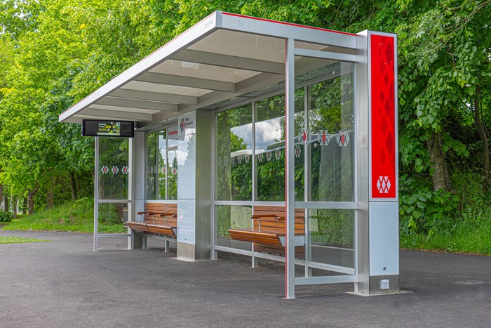Dovehouse Lane shelter in Solihull