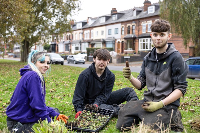 (left to right) Growth Path Alumni, Charlotte Marriott, Conagh Cameron and Zak Walker