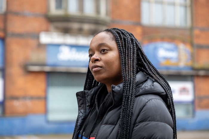 Clotilda Tiguera, aged 23, was formerly homeless but after securing a social home has now qualified as a nurse at Wolverhampton's New Cross Hospital