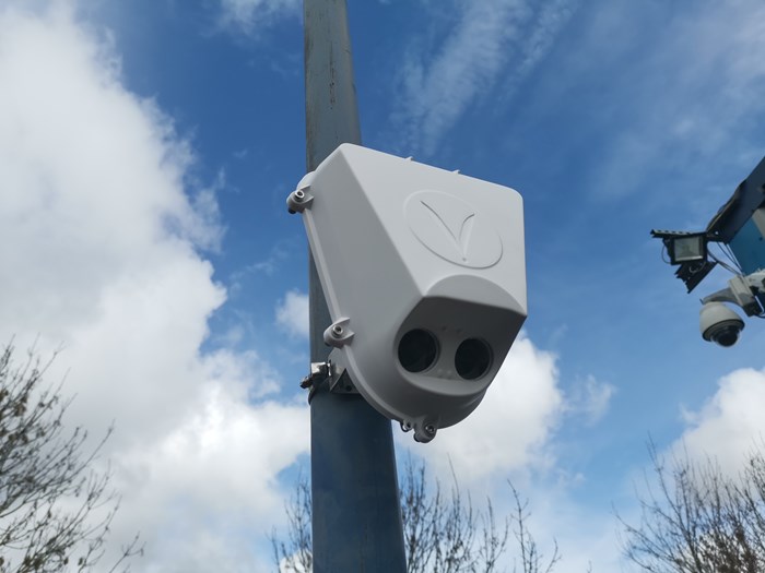 Sensor located on a toucan crossing in Solihull