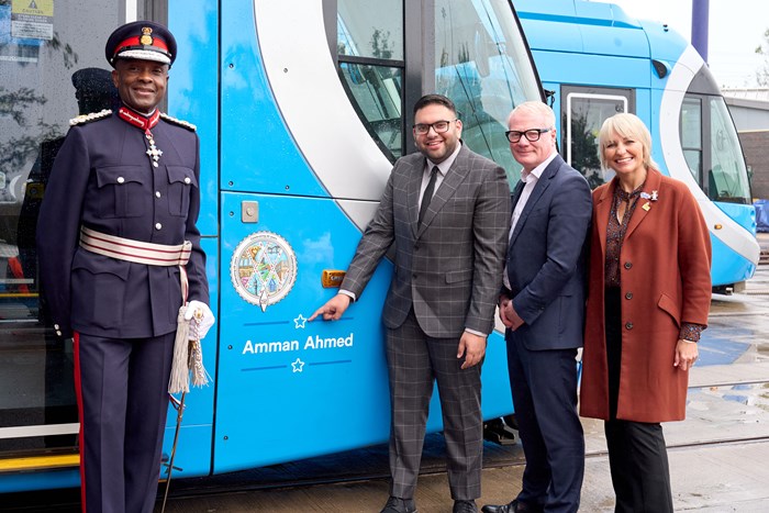 From left to right: Lord-Lieutenant of the West Midlands, Dr Derrick Anderson CBE, Amman Ahmed, Mayor of the West Midlands, Richard Parker, and United By 2022 CEO, Nicola Turner