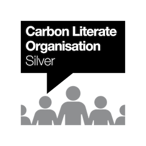 Carbon Literature Organisation badge. Silver.