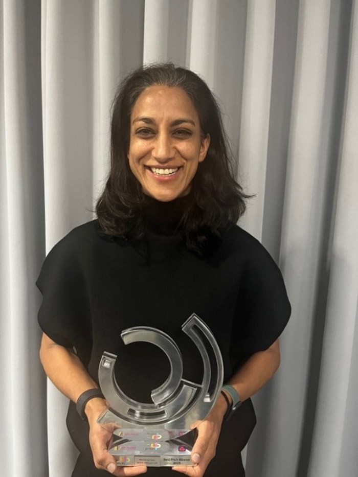 Mandeep Soor, co-founder, and CEO of Bendi, winner of Venturefest WM 2024’s Minerva Birmingham Pitch Up contest